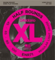 Фото - Струны DAddario XL Half Rounds Bass 45-100 