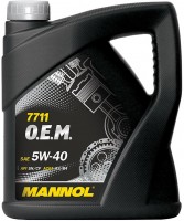 Фото - Моторное масло Mannol 7711 O.E.M. 5W-40 4 л