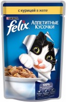 Фото - Корм для кошек Felix Packaging Adult Fantastic Jelly Chicken 10 pcs 