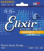 Фото - Струны Elixir Electric Nanoweb Heavy 12-52 