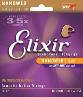 Фото - Струны Elixir Acoustic Phosphor Bronze NW Medium 13-56 