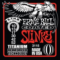 Фото - Струны Ernie Ball Slinky RPS Coated Titanium 10-52 