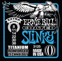 Фото - Струны Ernie Ball Slinky RPS Coated Titanium 8-38 