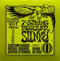 Фото - Струны Ernie Ball Slinky Nickel Wound 7-String 10-56 