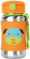 Фото - Бутылочки (поилки) Skip Hop Zoo Stainless Steel Straw Bottle 