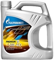 Фото - Моторное масло Gazpromneft Premium 5W-40 4 л