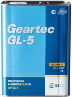 Фото - Трансмиссионное масло Kixx Geartec GL-5 80W-90 4 л