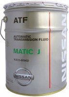 Трансмиссионное масло Nissan Matic Fluid J 20 л