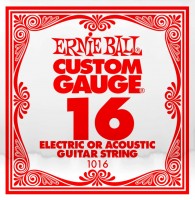 Фото - Струны Ernie Ball Single Plain Steel 16 