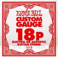 Фото - Струны Ernie Ball Single Plain Steel 18 