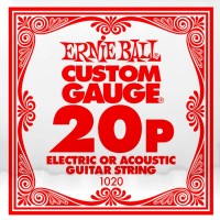 Фото - Струны Ernie Ball Single Plain Steel 20 