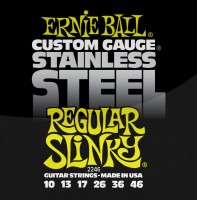 Фото - Струны Ernie Ball Slinky Stainless Steel 10-46 