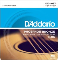 Струны DAddario Phosphor Bronze 12-53 