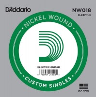 Фото - Струны DAddario Single XL Nickel Wound 18 