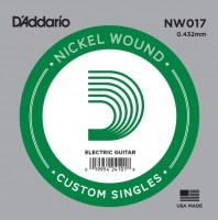 Фото - Струны DAddario Single XL Nickel Wound 17 