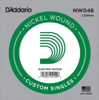 Фото - Струны DAddario Single XL Nickel Wound 48 