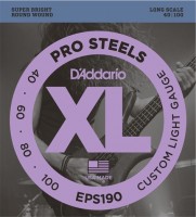 Фото - Струны DAddario XL ProSteels Bass 40-100 