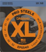 Фото - Струны DAddario XL ProSteels 10-52 