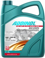 Фото - Моторное масло Addinol Eco Synth 10W-40 4 л