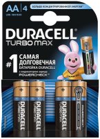 Фото - Аккумулятор / батарейка Duracell  4xAA Turbo Max MX1500