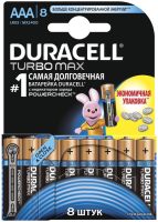 Аккумулятор / батарейка Duracell  8xAAA Turbo Max MX2400