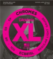 Фото - Струны DAddario XL Chromes Bass Flat Wound SL 45-100 