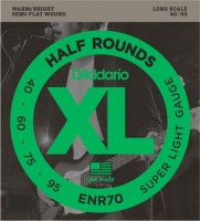 Фото - Струны DAddario XL Half Rounds Bass LS 40-95 