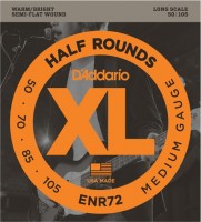 Фото - Струны DAddario XL Half Rounds Bass 50-105 