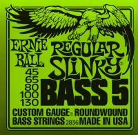 Фото - Струны Ernie Ball Slinky Nickel Wound Bass 5-String 45-130 