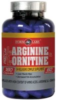 Фото - Аминокислоты Form Labs Arginine/Ornitine 180 cap 