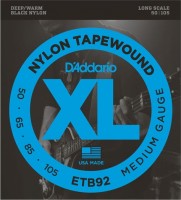 Фото - Струны DAddario XL Nylon Tapewound Bass 50-105 