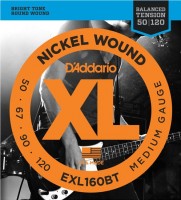 Фото - Струны DAddario XL Nickel Wound Bass 50-120 