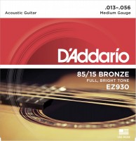 Фото - Струны DAddario 85/15 Bronze 13-56 