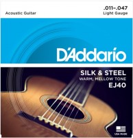 Фото - Струны DAddario Folk Silk and Steel 11-47 