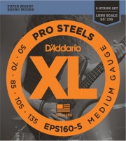 Фото - Струны DAddario XL ProSteels Bass 5-String 50-135 