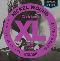 Фото - Струны DAddario XL Nickel Wound Bass 6-String 24-84 