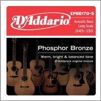 Фото - Струны DAddario Phosphor Bronze Acoustic Bass 5-String 45-130 