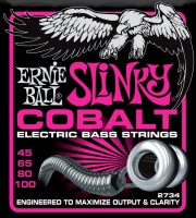 Фото - Струны Ernie Ball Slinky Cobalt Bass 45-100 