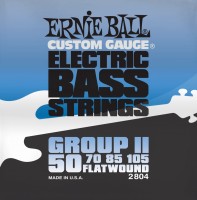 Фото - Струны Ernie Ball Flatwound Group II Bass 50-105 