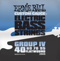 Фото - Струны Ernie Ball Flatwound Group IV Bass 40-95 