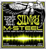 Фото - Струны Ernie Ball Slinky M-Steel 10-46 