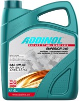 Фото - Моторное масло Addinol Superior 040 0W-40 4 л