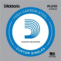 Фото - Струны DAddario Single Plain Steel 010 