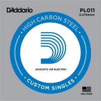 Фото - Струны DAddario Single Plain Steel 011 