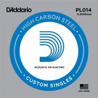 Фото - Струны DAddario Single Plain Steel 014 