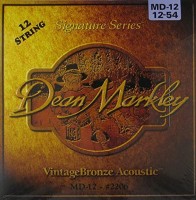 Фото - Струны Dean Markley Vintage Bronze Acoustic 12-String MED 