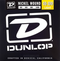 Фото - Струны Dunlop Nickel Wound Bass Light 40-100 