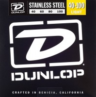 Фото - Струны Dunlop Stainless Steel Bass Light 40-100 