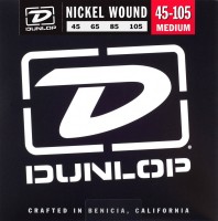 Фото - Струны Dunlop Nickel Wound Bass Medium 45-105 