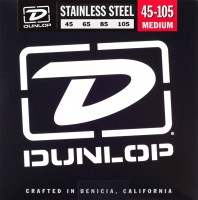 Фото - Струны Dunlop Stainless Steel Bass Medium 45-105 